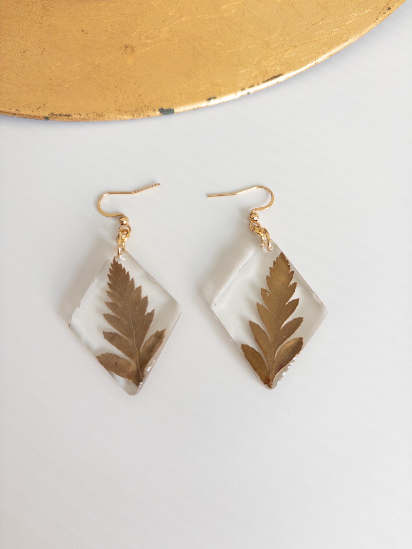 Helecho Gold Earrings